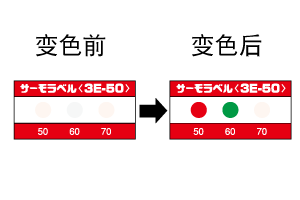 3E系列 不可逆式温度贴纸（日本NICHI日油技研）